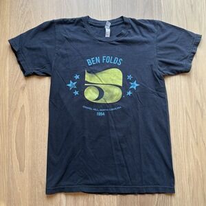 Ben Folds Five 2012 Tour T Shirt Small American Apparel Concert Band Tee BFF